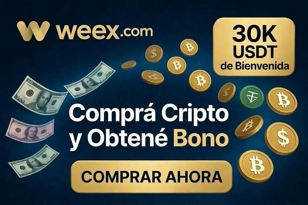 Kupuj kryptowaluty w Argentynie i odbierz swój bonus WEEX