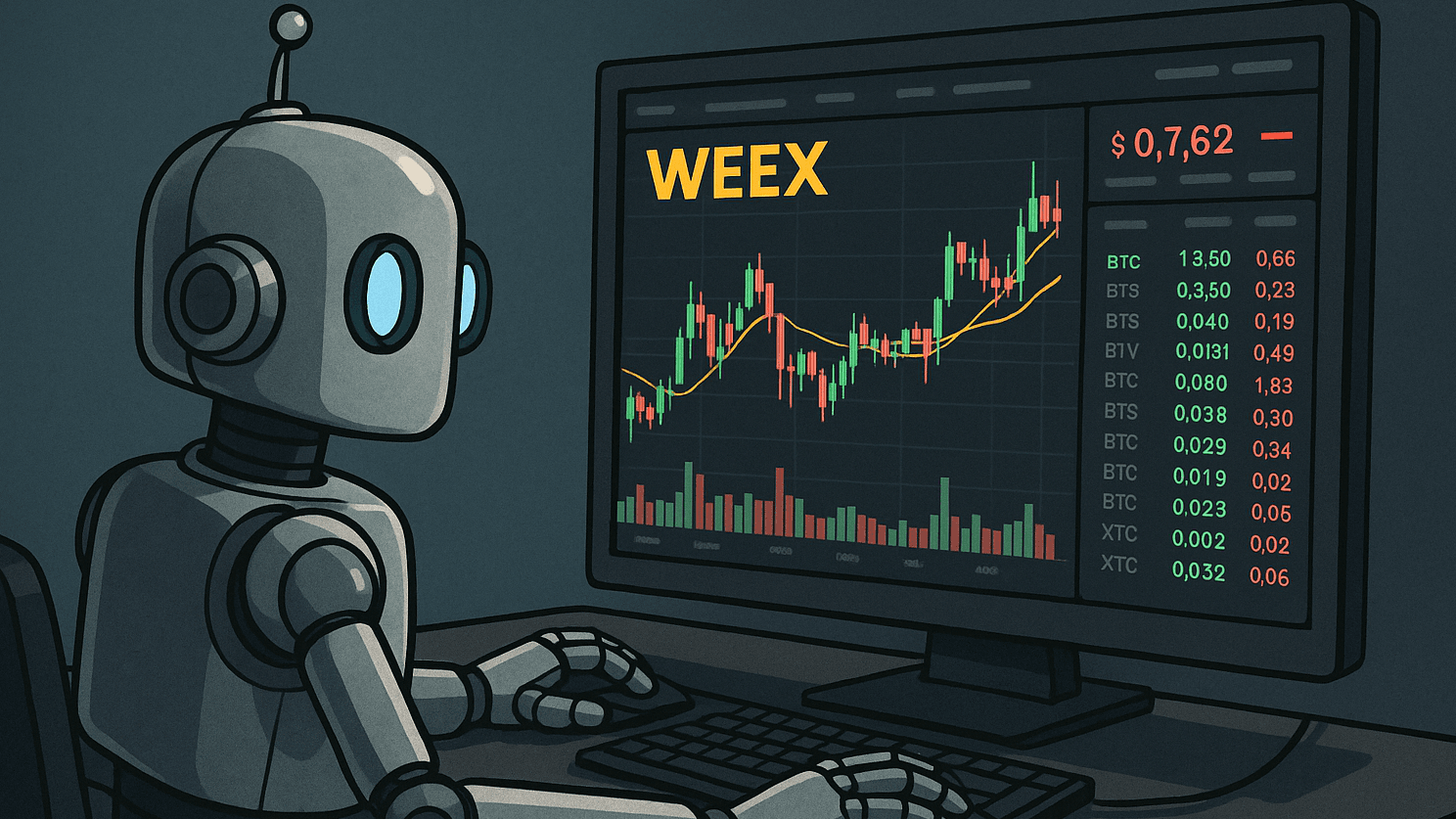 Co czeka branżę kryptowalut? Trading AI, boty nowej generacji i globalny turniej AI od WEEX