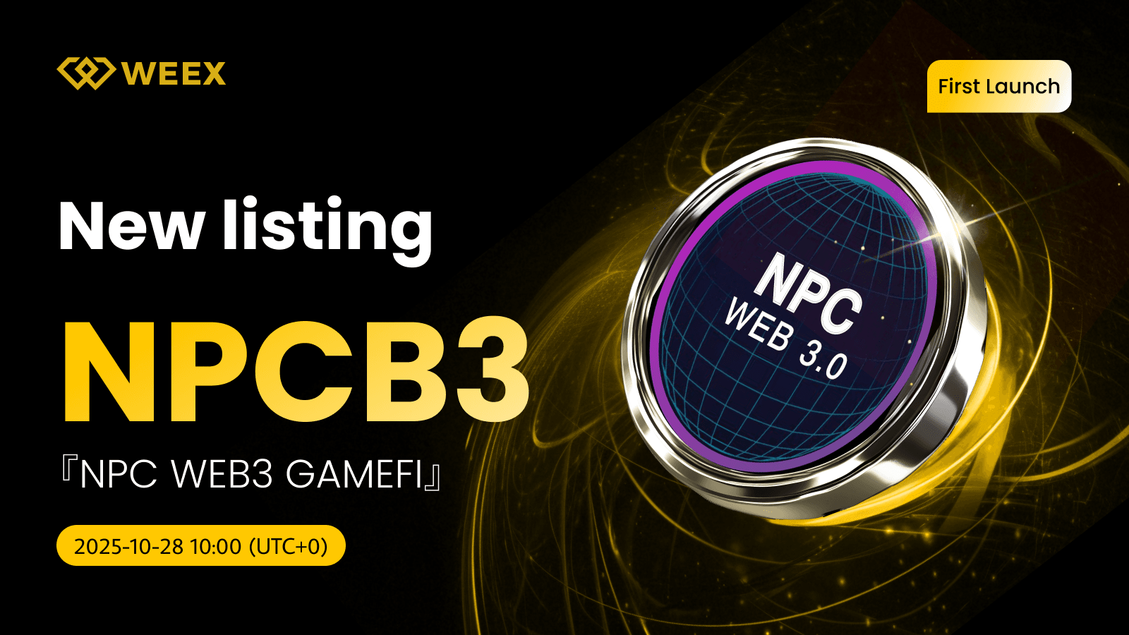 NPCB3 USDT debiutuje na platformie transakcyjnej WEEX Spot