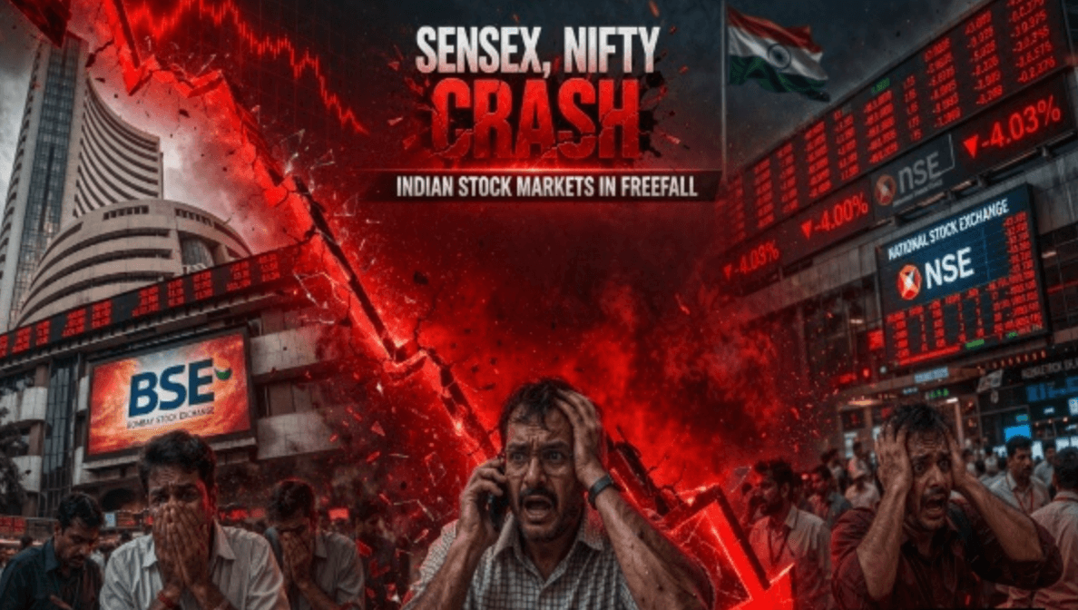 Krach giełdowy Sensex Nifty: Jak komentarz Trumpa o Iranie wpłynął na indyjskie rynki
