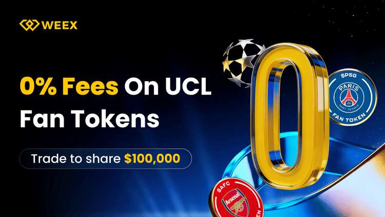 Handluj tokenami kibica UCL bez żadnych opłat: Jak zmaksymalizować nagrody w turnieju WEEX Champions League o puli 100 000 dolarów