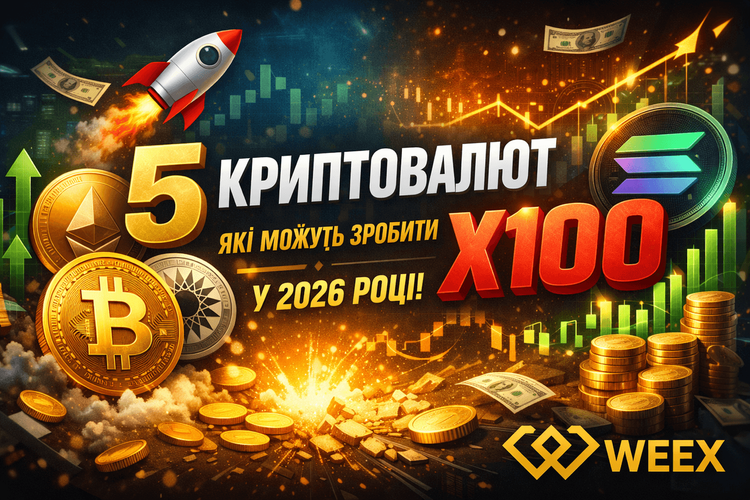 5 kryptowalut, które mogą wzrosnąć 100-krotnie w 2026 roku
