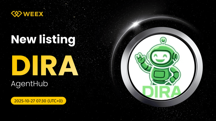DIRA USDT pojawi się na WEEX z tokenem AgentHub (DIRA)