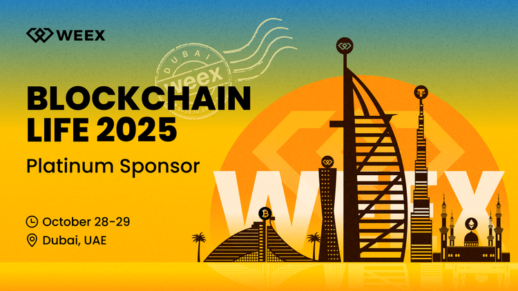 WEEX wybiera się na Blockchain Life w Dubaju 2025