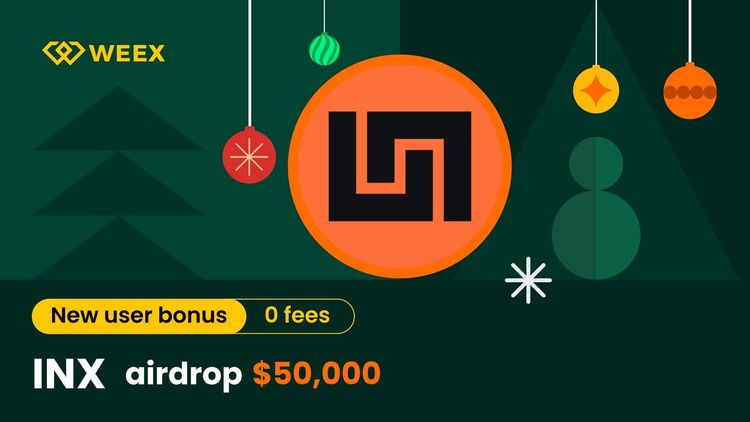 Airdrop INX: Zarabiaj z puli nagród w wysokości 50 000 USDT na WEEX