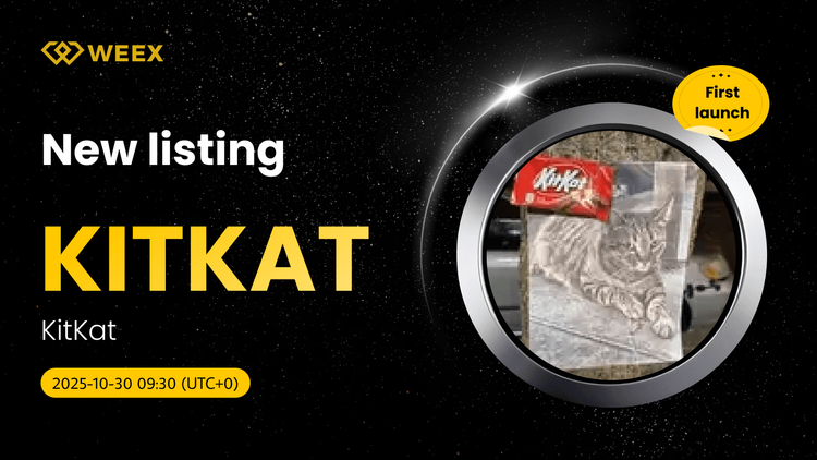 KITKAT USDT jest dostępny: WEEX notuje monetę KitKat (KITKAT)
