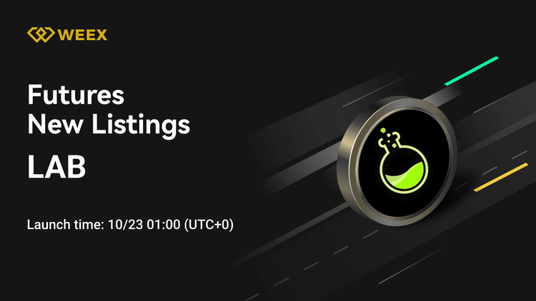 Kontrakty terminowe LAB USDT są już dostępne na platformie WEEX dla monety LAB