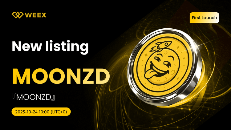 Handel spotowy MOONZD/USDT debiutuje na giełdzie WEEX