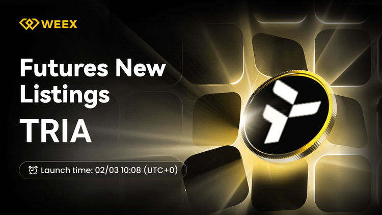 TRIA USDT Listowane na WEEX: Zamów Tria Futures teraz