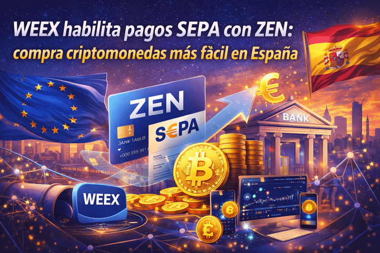 WEEX umożliwia płatności SEPA z ZEN: Łatwiejszy zakup kryptowalut w Hiszpanii