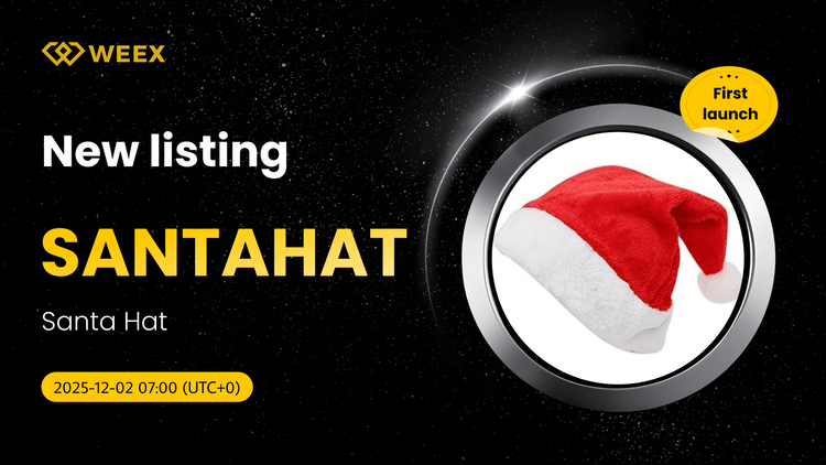 Santa Hat Coin Listed on WEEX Exchange with SANTAHAT USDT Spot Pair