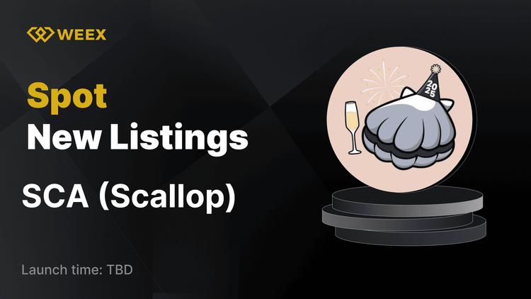 Scallop (SCA) jest teraz notowany, a handel SCA USDT otwiera się na WEEX