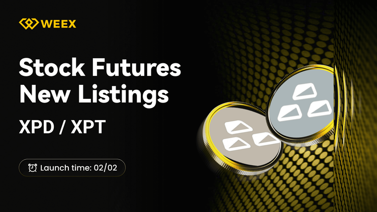 WEEX Futures Nowe oferty: Kontrakty stałe XPD/USDT i XPT/USDT