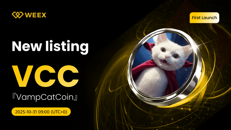 VCC USDT Spot Trading uruchamia się na WEEX dla VampCatCoin (VCC) Coin
