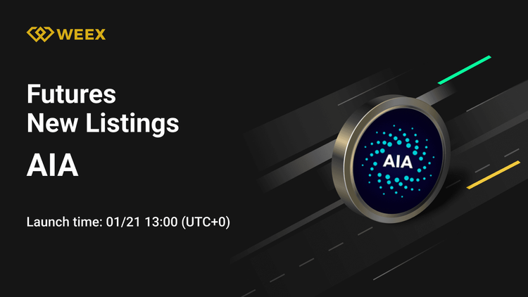 Kontrakt wieczysty AIA USDT: WEEX Futures Lists AIA Coin