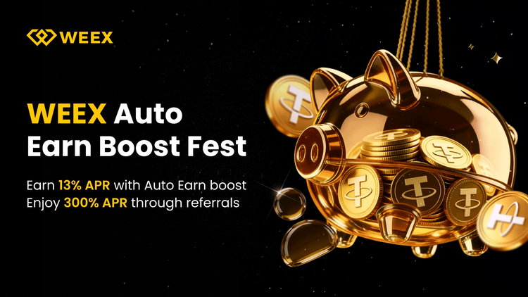 Auto Earn 2026: WEEX oferuje 0,5% dodatkowego + 300% rocznej stopy procentowej (APR) — więcej niż Binance i Bybit?
