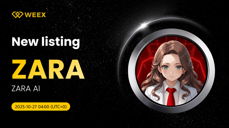 ZARA USDT debiutuje na rynku spotowym WEEX: Moneta ZARA AI (ZARA)