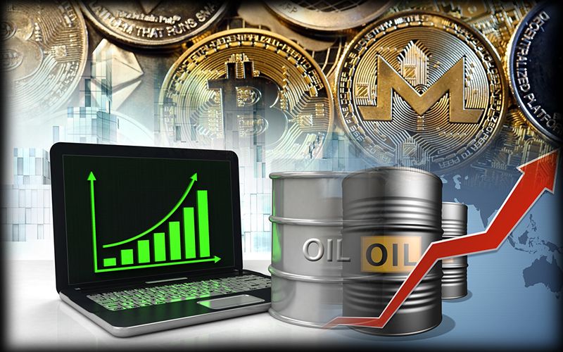 Wzrost kryptowalut powiązanych z ropą